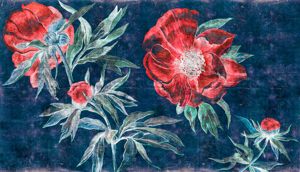 RED PEONY_02 RED PEONY №1, №2