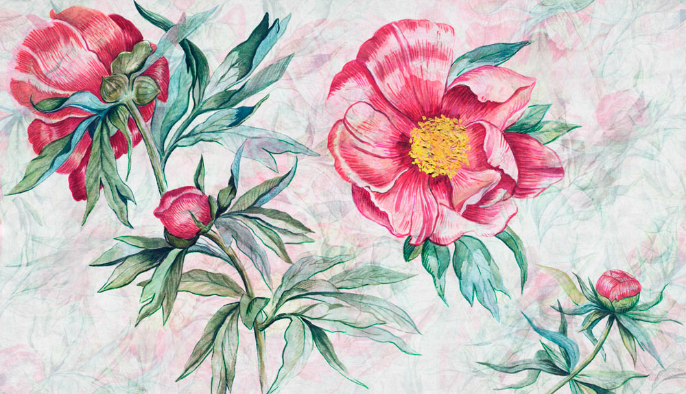 RED PEONY_03 RED PEONY №3, №4