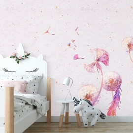 Фото в интерьере PINK DANDELION